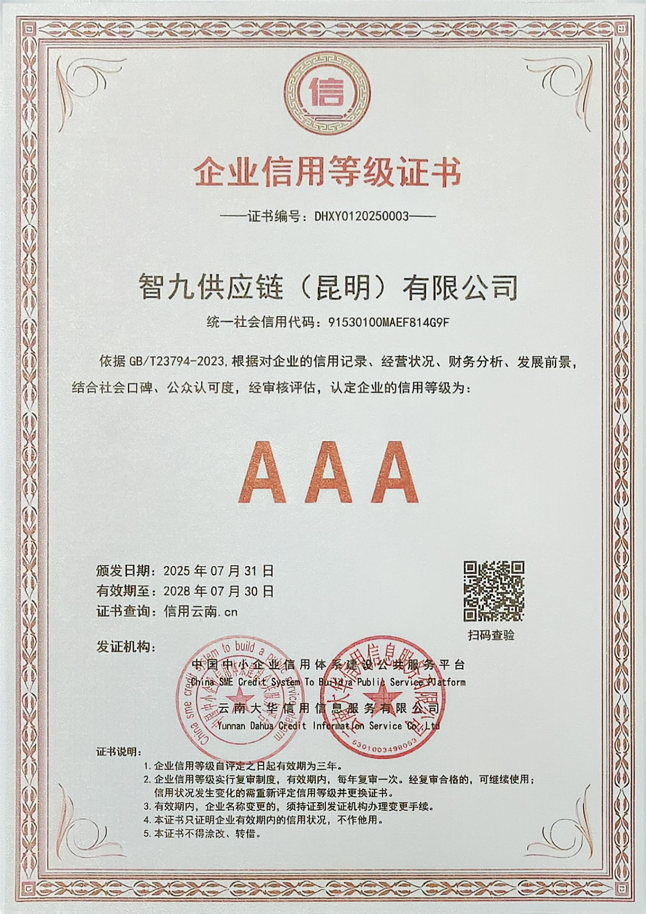 单位1企业信用等级证书.jpg
